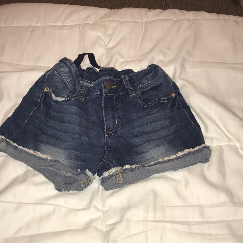 cute lace denim shorts